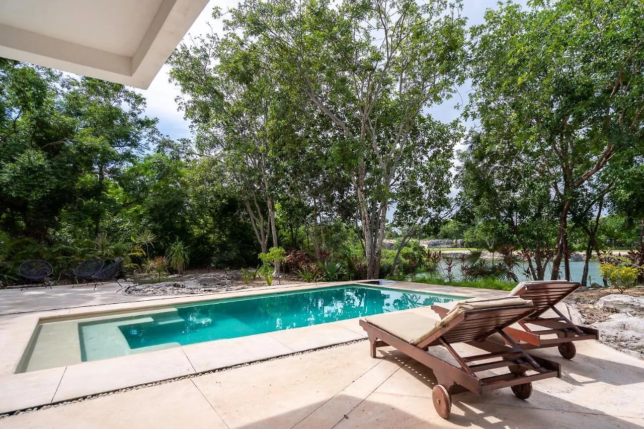Tulum Country Club Private Villa With Pool 18 People